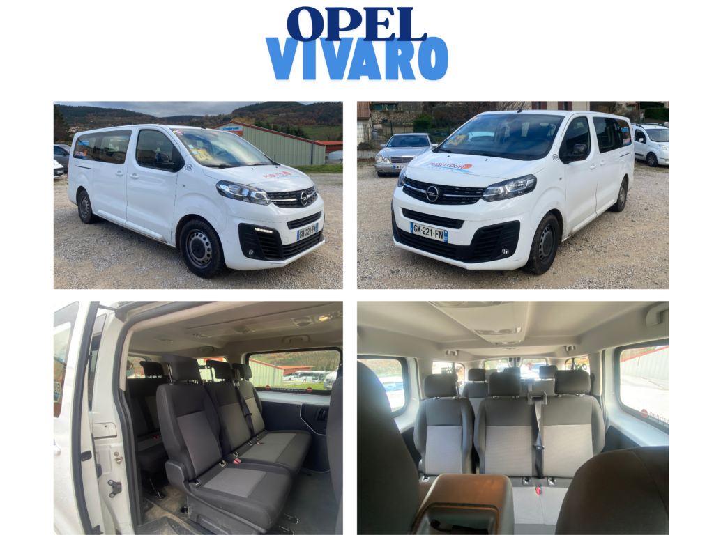 opel vivaro véhicule 9 places